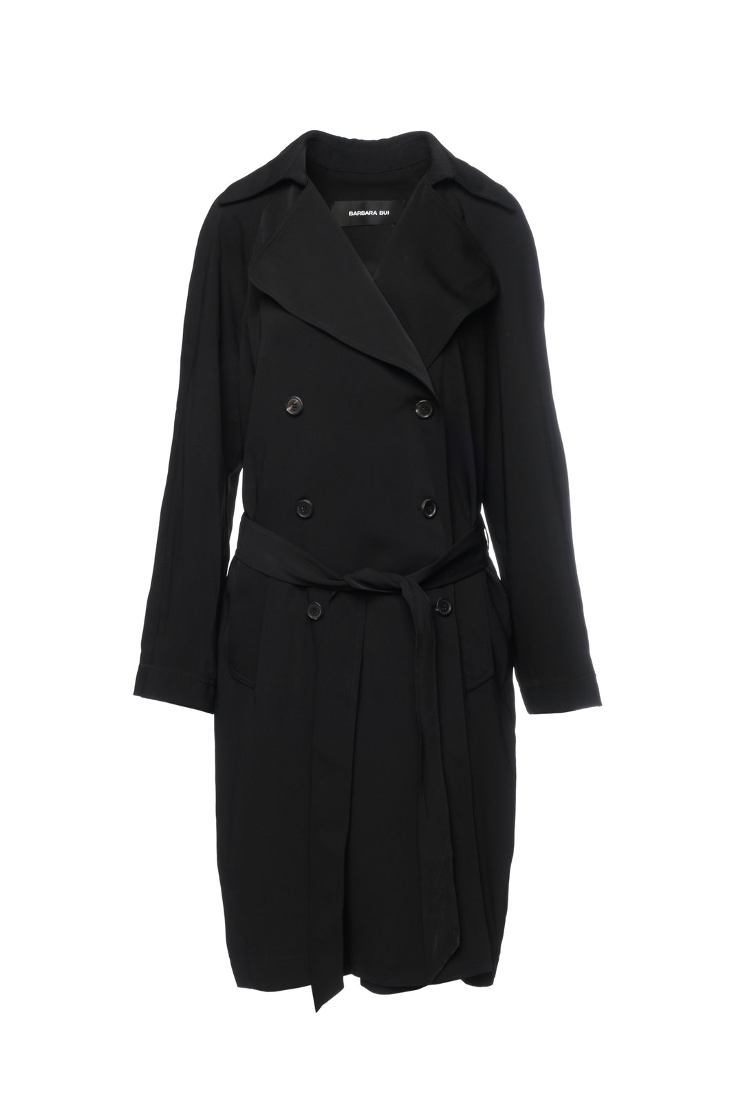 Barbara Bui Size M Double Breasted Trench Coat