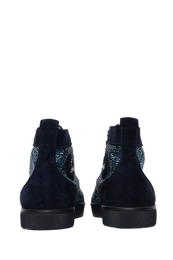 Christian Louboutin Mens Shoe Size 42 Louis Strass High Top Sneakers