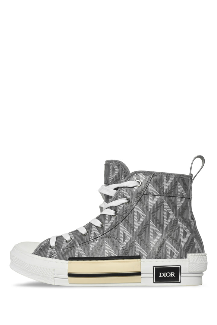 Mens Shoe Size 41 Christian Dior Men's B23 High Top CD Diamond Canvas Sneakers
