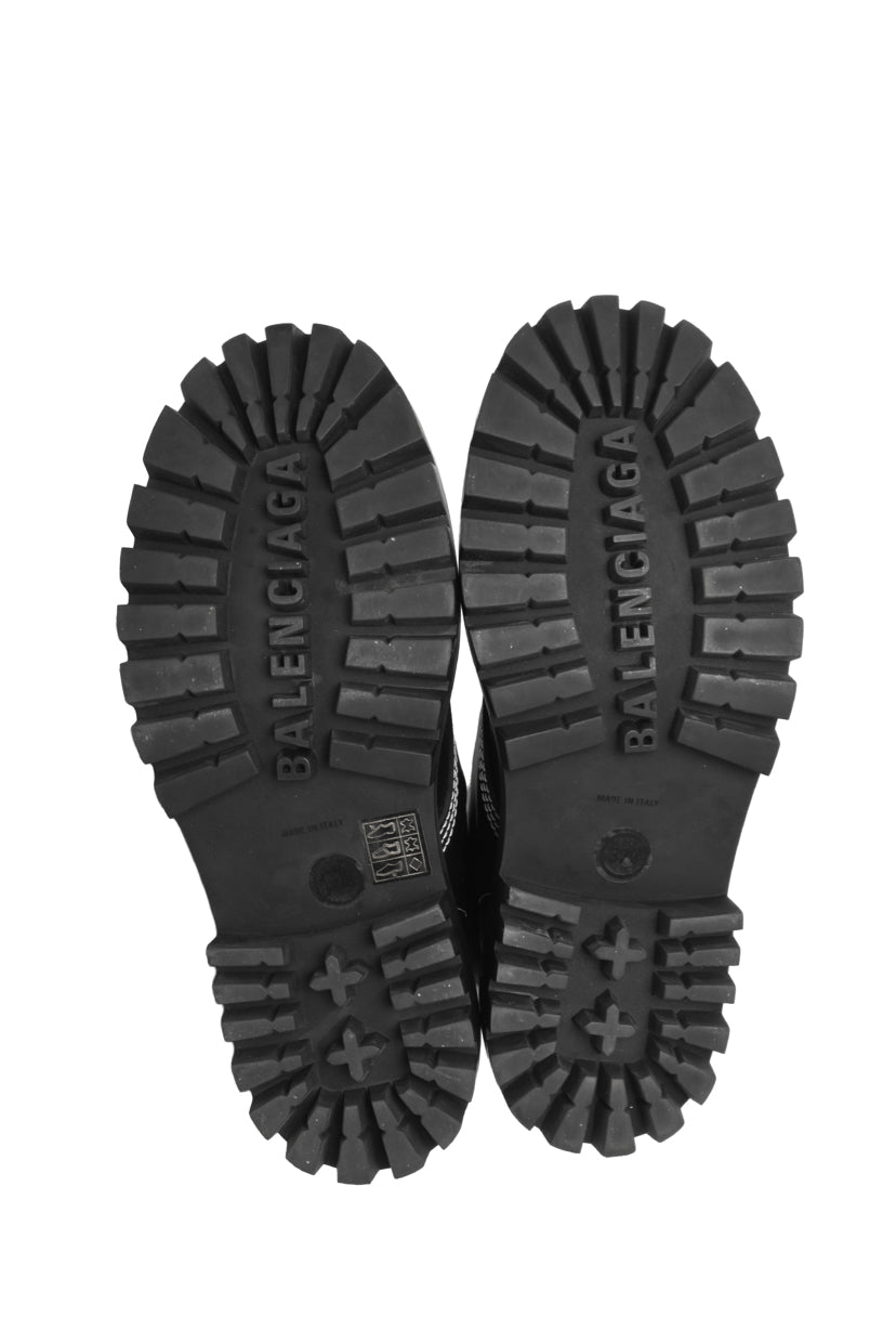 Balenciaga Size 37.5 Strike Combat Boots