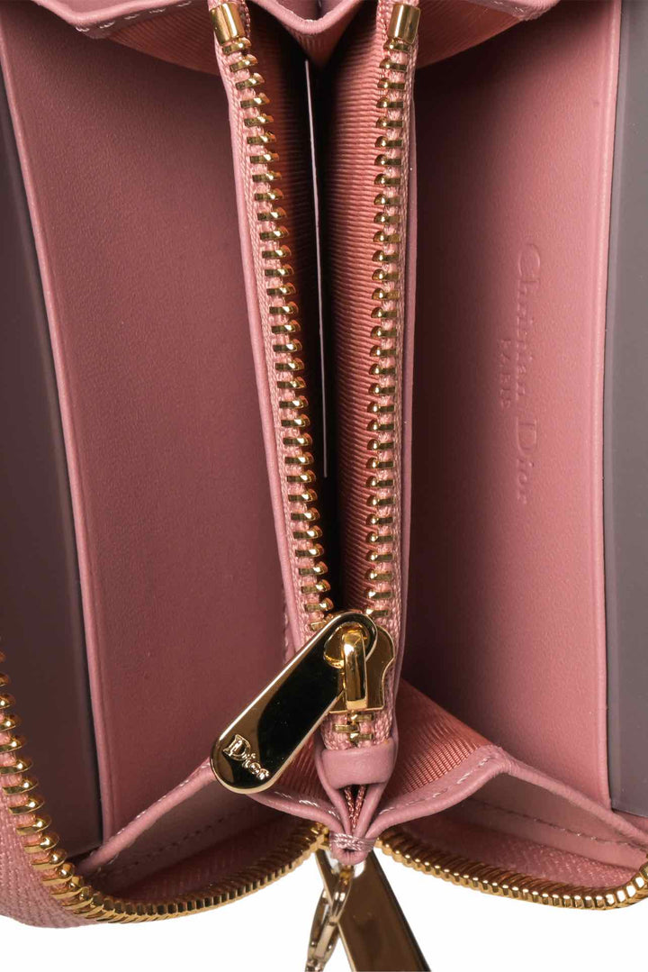 Dior 2023 Cannage Lady Dior Medium Wallet