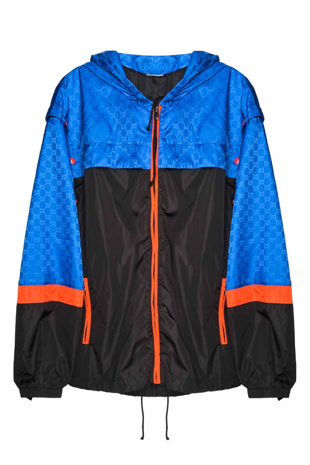 Gucci Size S Men's GG Nylon Hooded Windbreaker Jacket