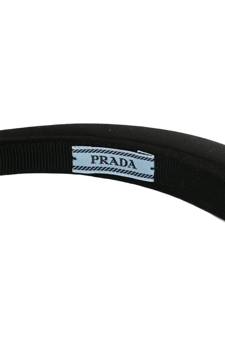 Prada Bow Satin Headband