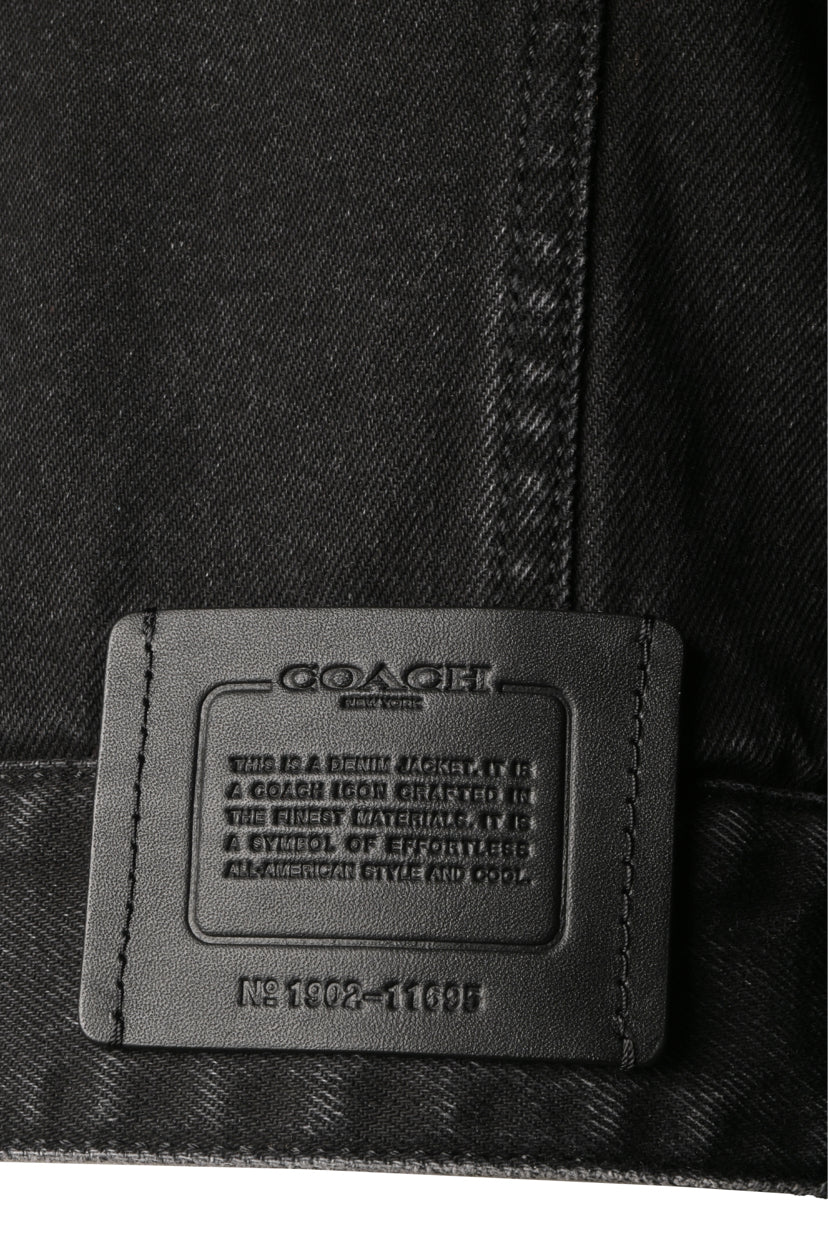 Coach Size XS Men's Sherpa Lined Denim Jacket