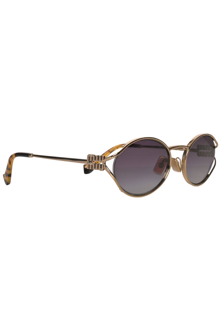 Miu Miu SMU 52Y Oval Sunglasses