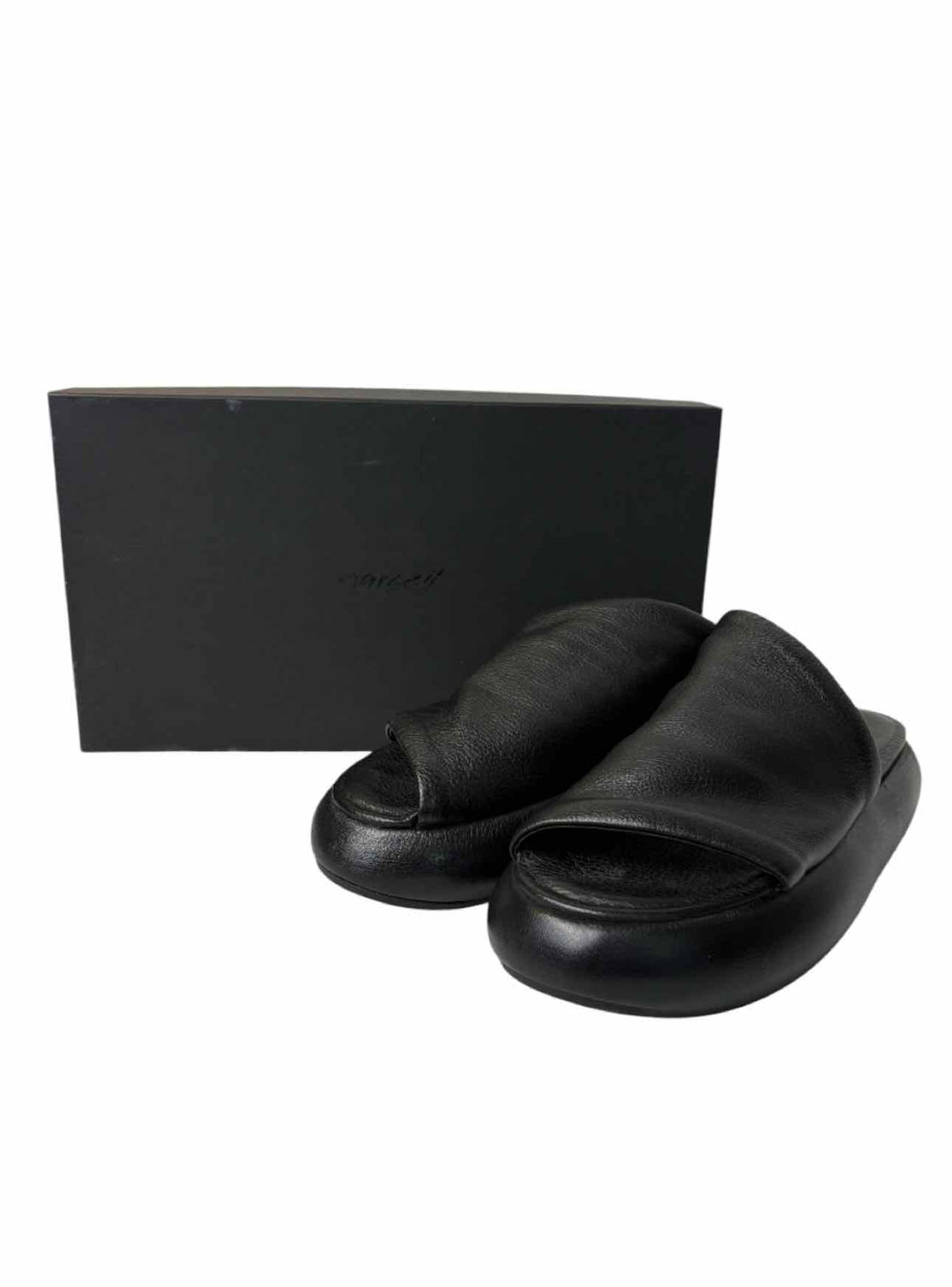 Marsell Size 40 Leather Platform Sandals
