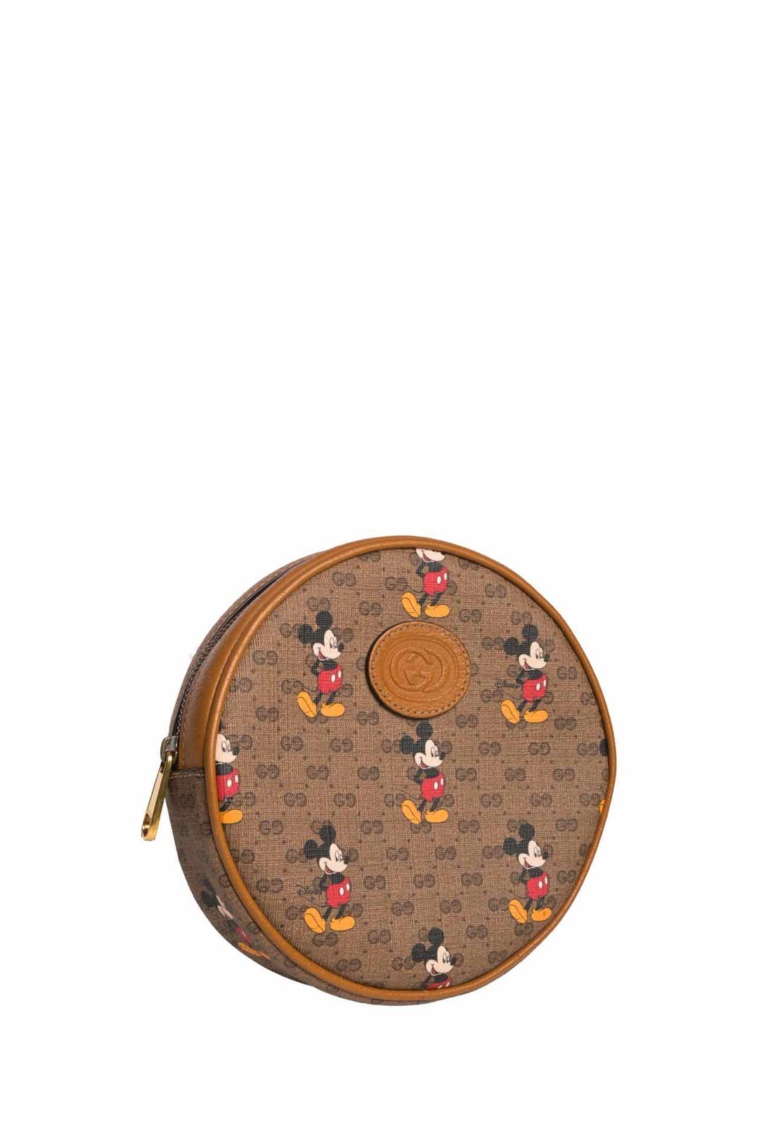 gucci mini backpack mickey mouse Gucci x Disney Mini Vintage GG Supreme Monogram Mickey Mouse Round BackPack