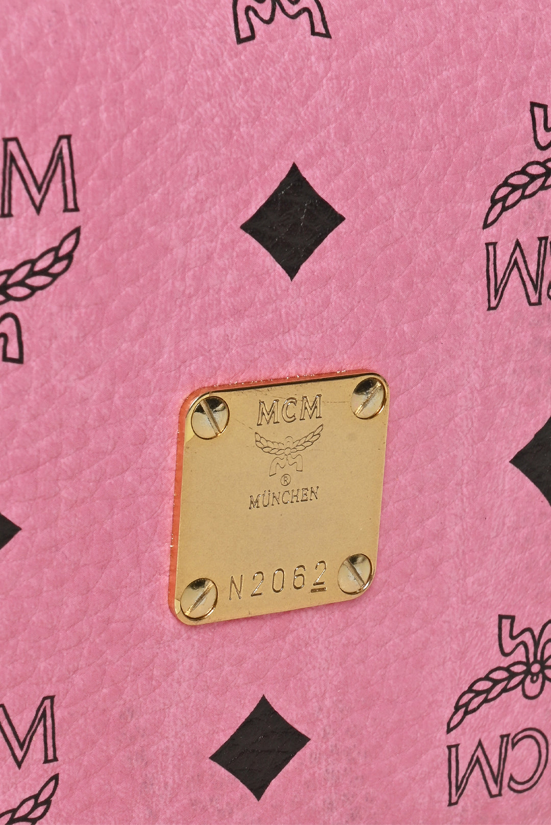 MCM Visetos Monogram Flap Wallet