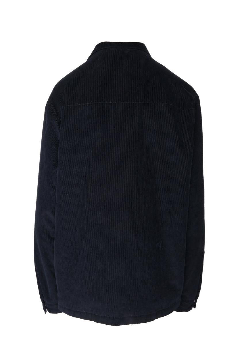 Prada Size M Men's 2022 Corduroy Padded Shirt Long Sleeve