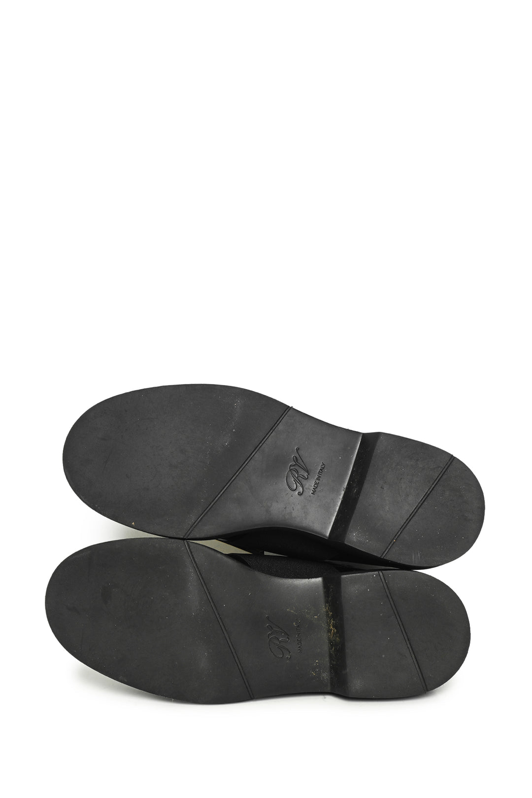 Roger Vivier Size 35.5 Chelsea Viv' Leather Ankle Boots