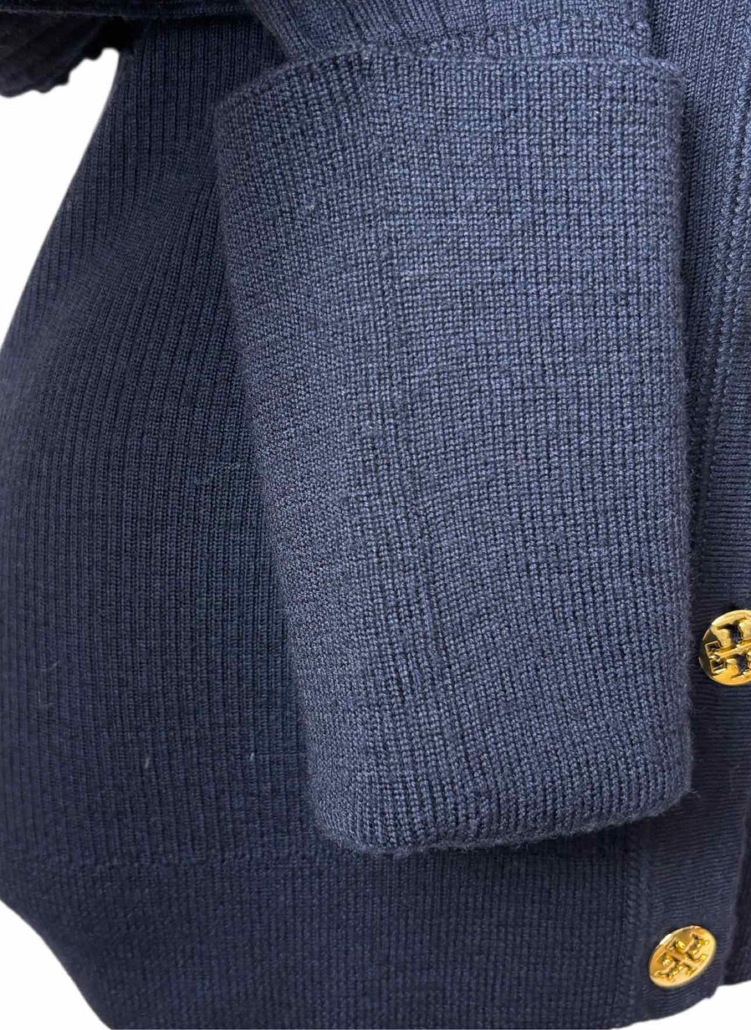 Tory Burch Size L Simone Wool Cardigan