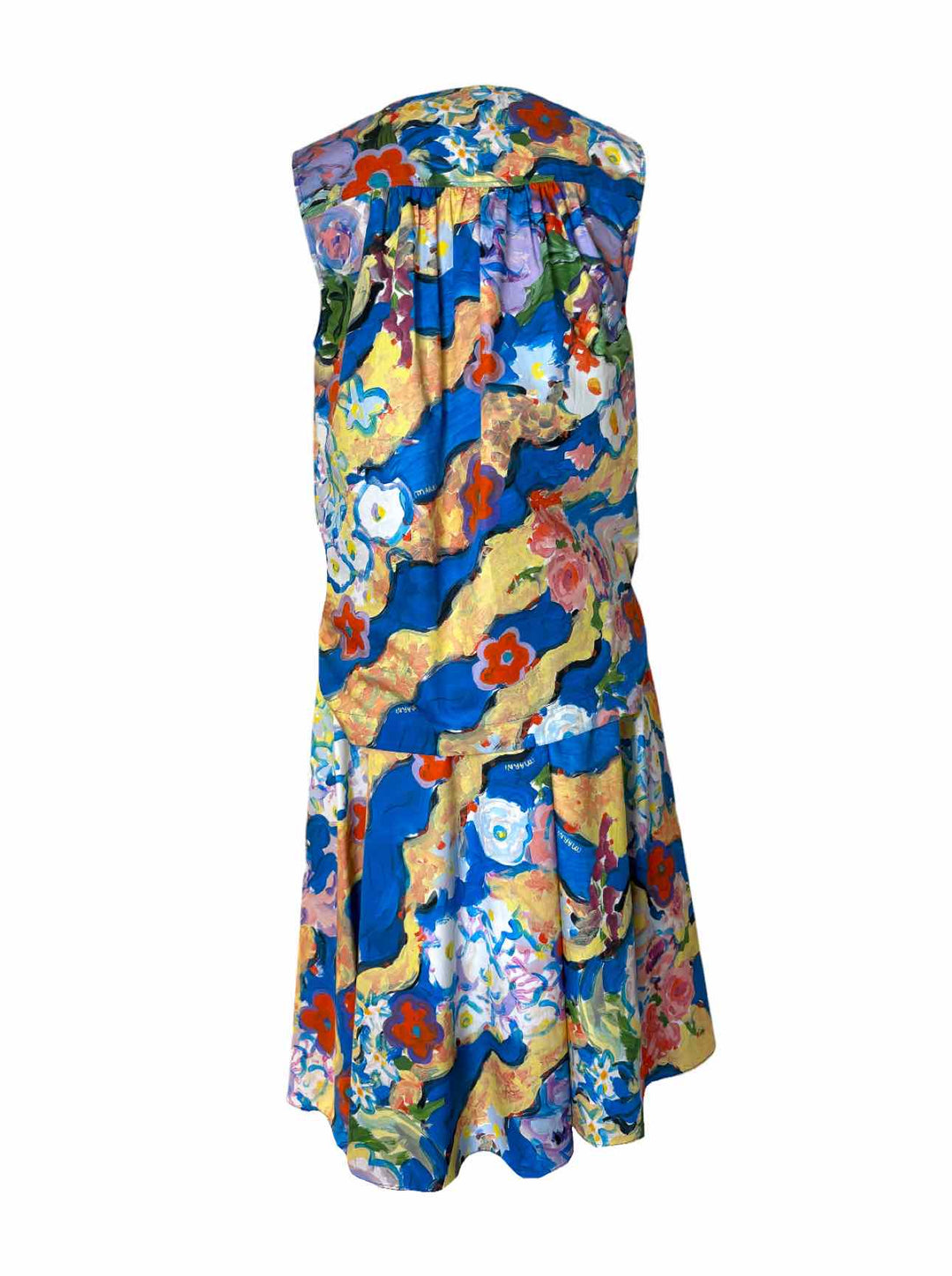 Marni Size 42 Floral Cotton  Suit