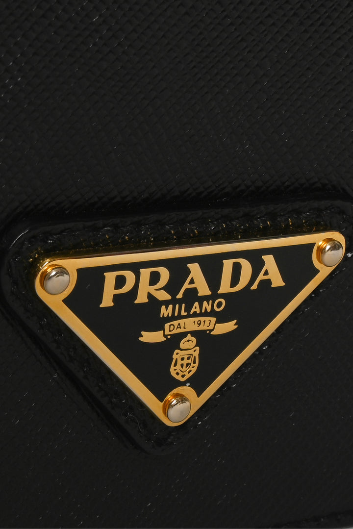 Prada Saffiano Leather Animalier Cahier Dragon Crossbody