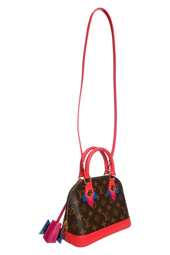 Louis Vuitton 2015 Flamingo Monogram Totem Alma BB Bag