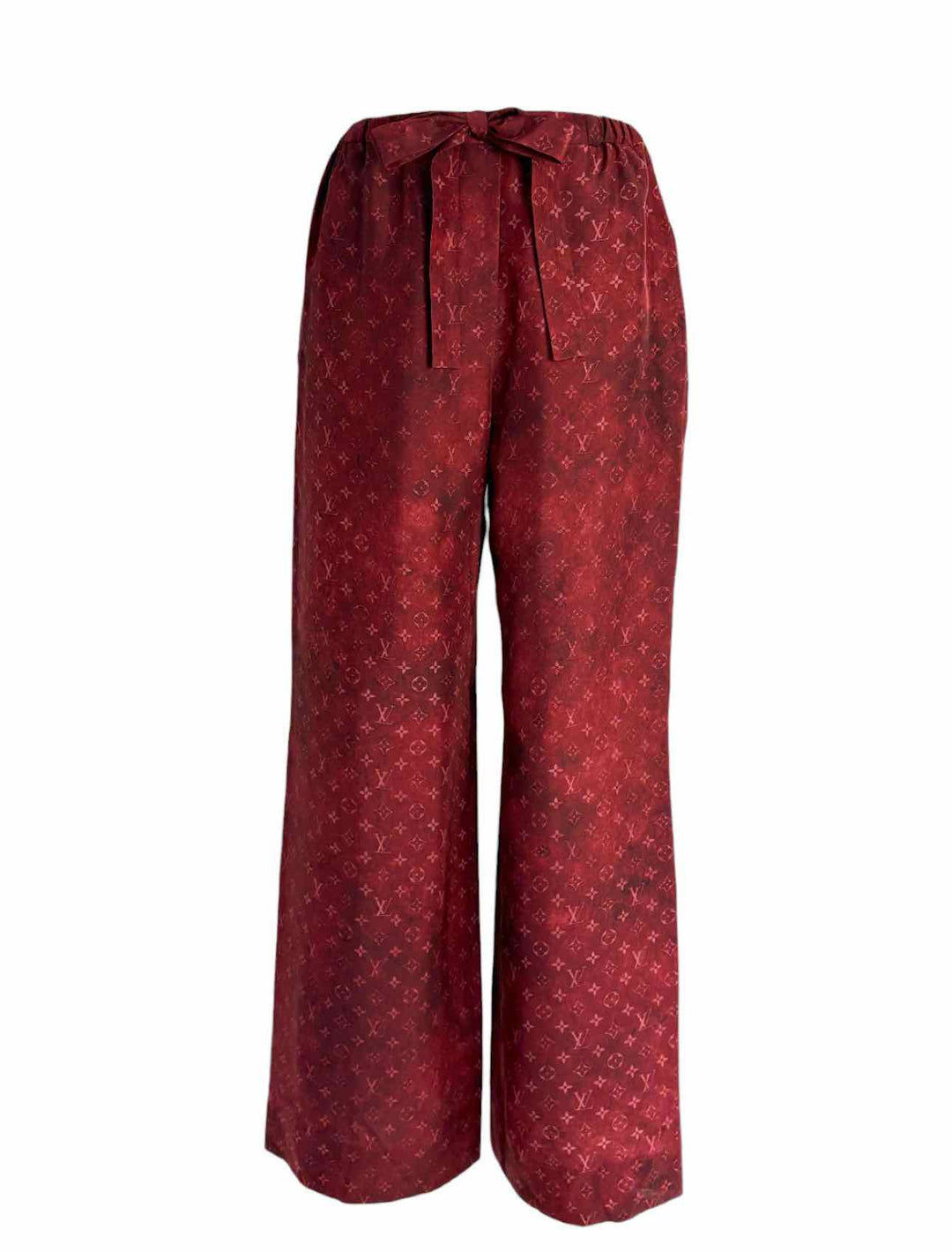Louis Vuitton Size 36 Mahina Print Silk Pants