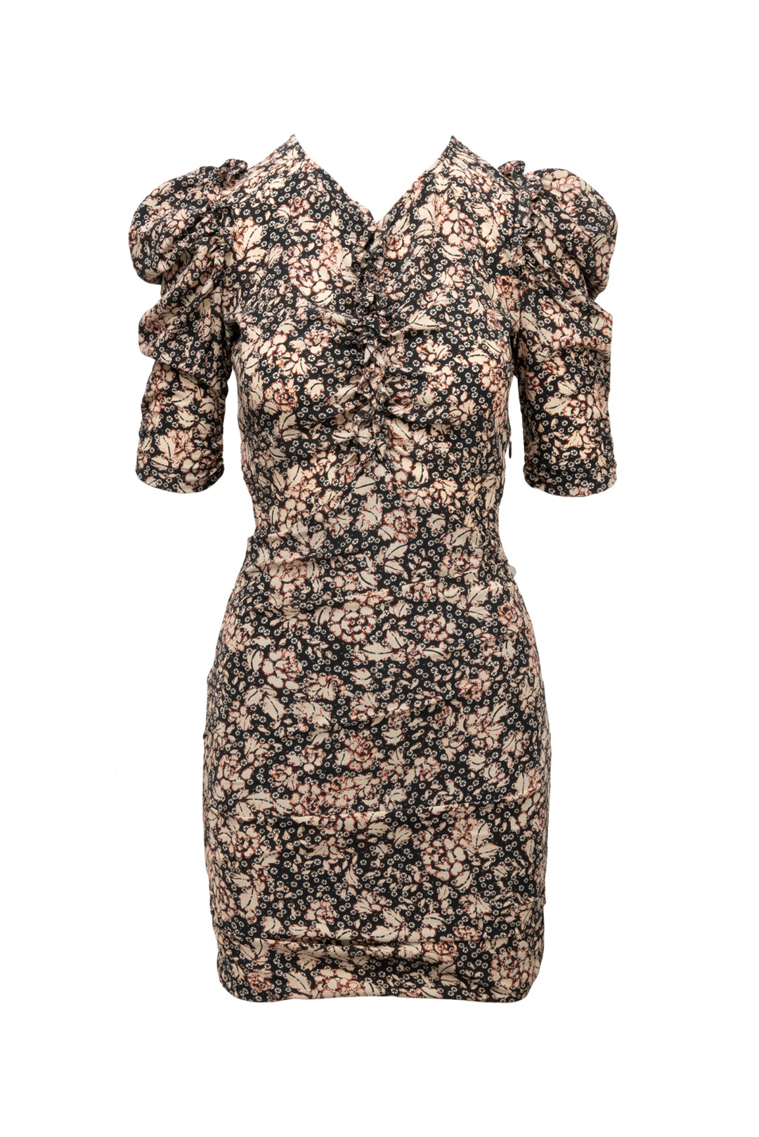 Isabel Marant Size 34 Ruched Silk Dress