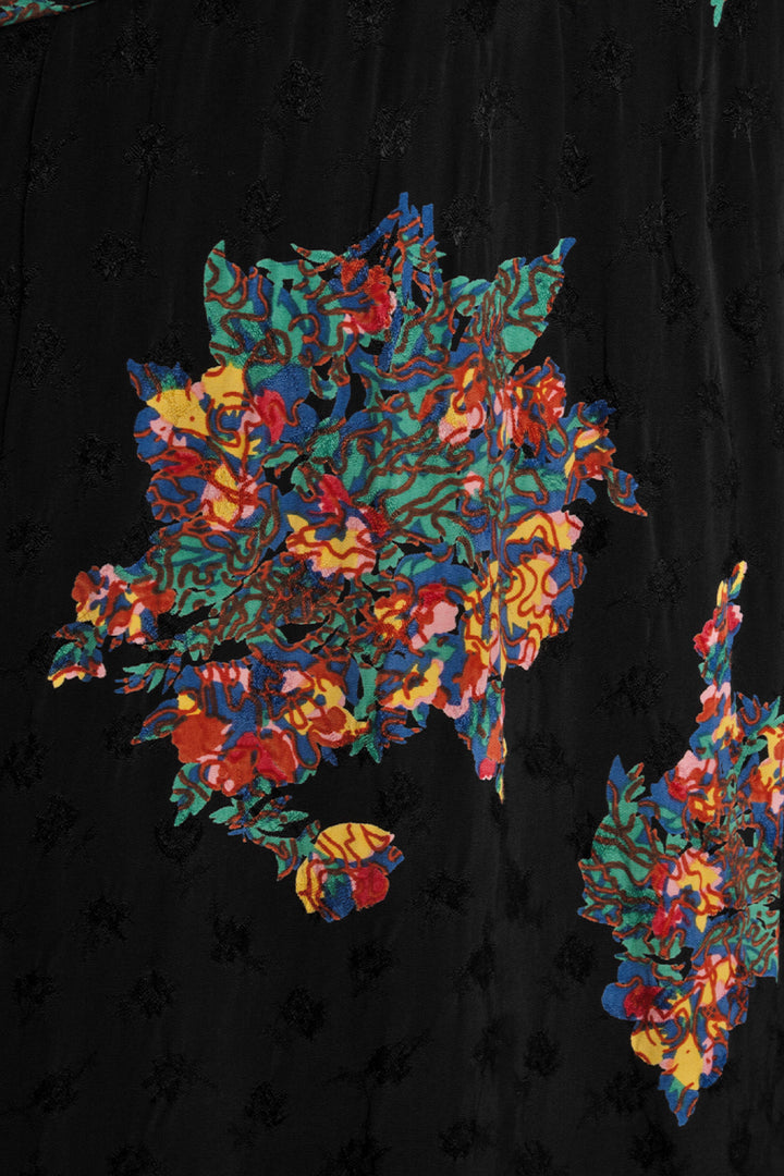 BA&SH Size 1 Printed Midi Dress