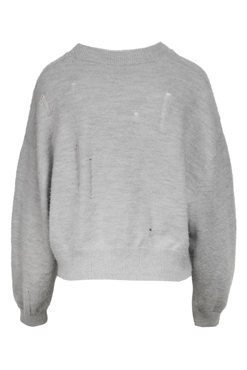 R13 Size XS Cropped Shaggy Oversized Sweater