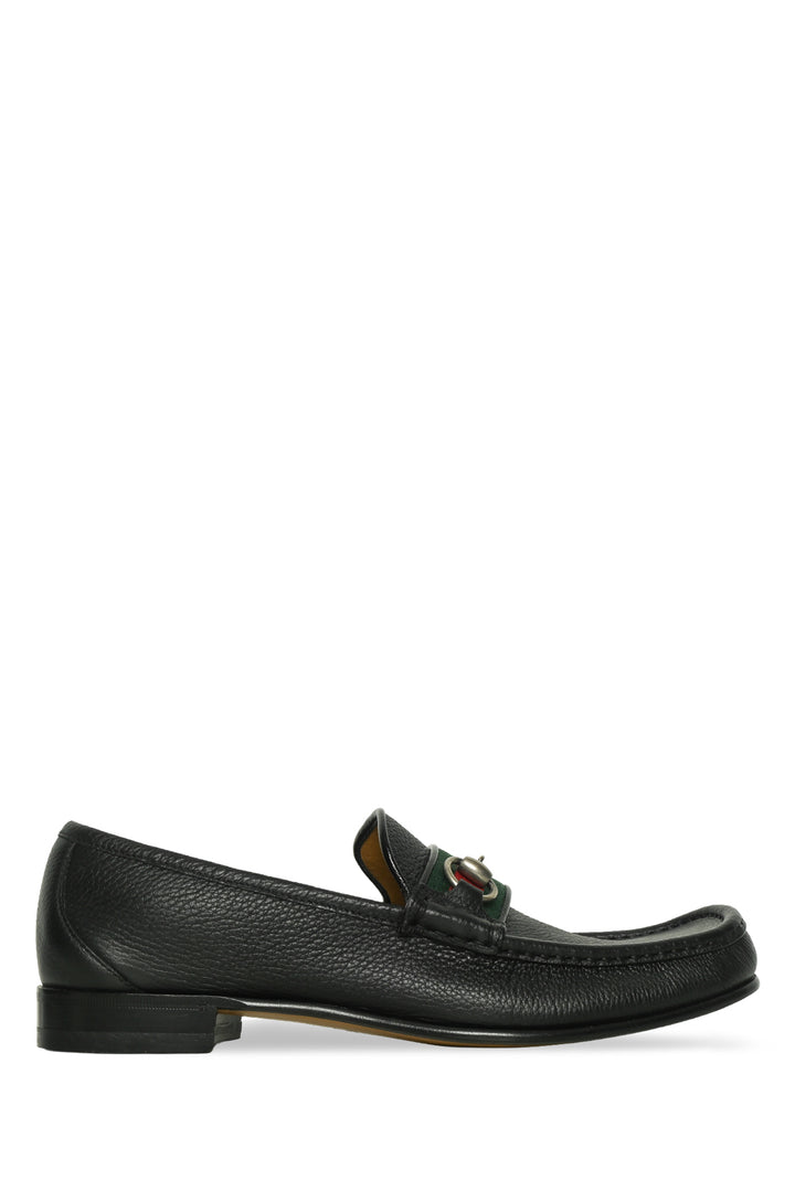 Gucci Size 8.5 Men's Web Horsebit Loafers