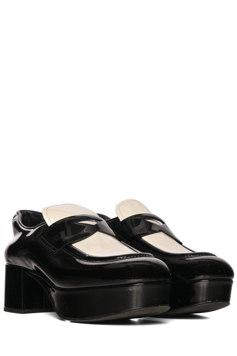 Miu Miu Size 38.5 Platform Loafers