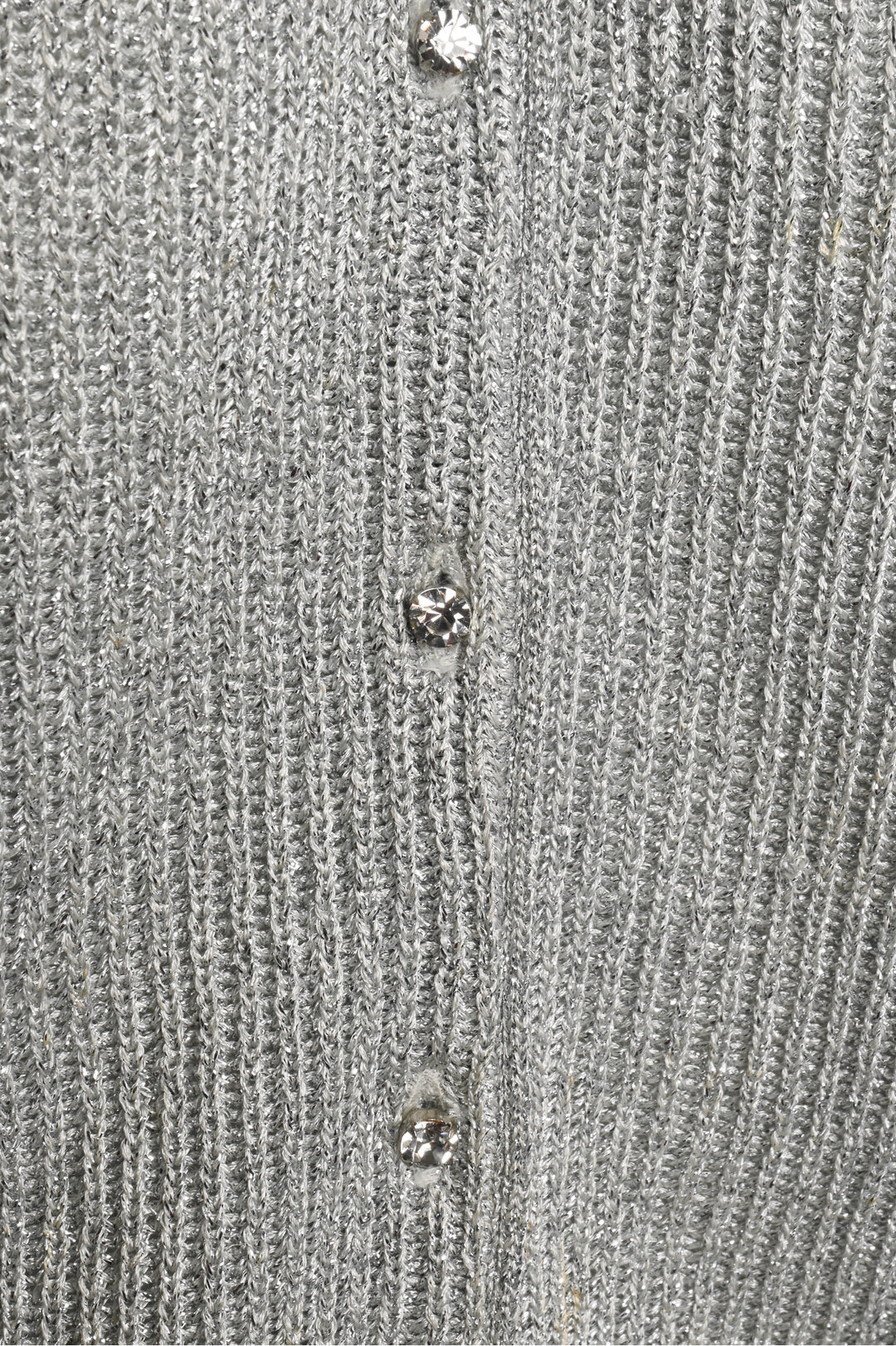 Blumarine Size 8 Metallic Knit Cardigan