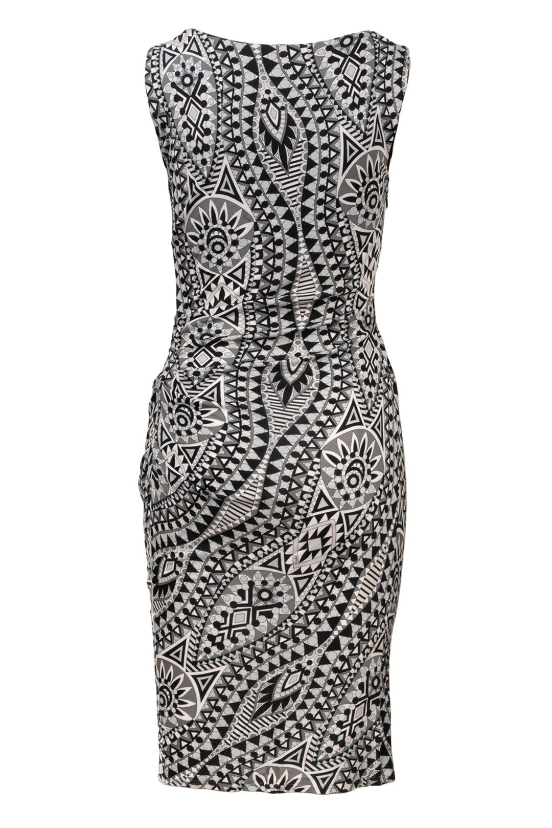 Emilio Pucci Size 10 Viscose Print Sleeveless Dress