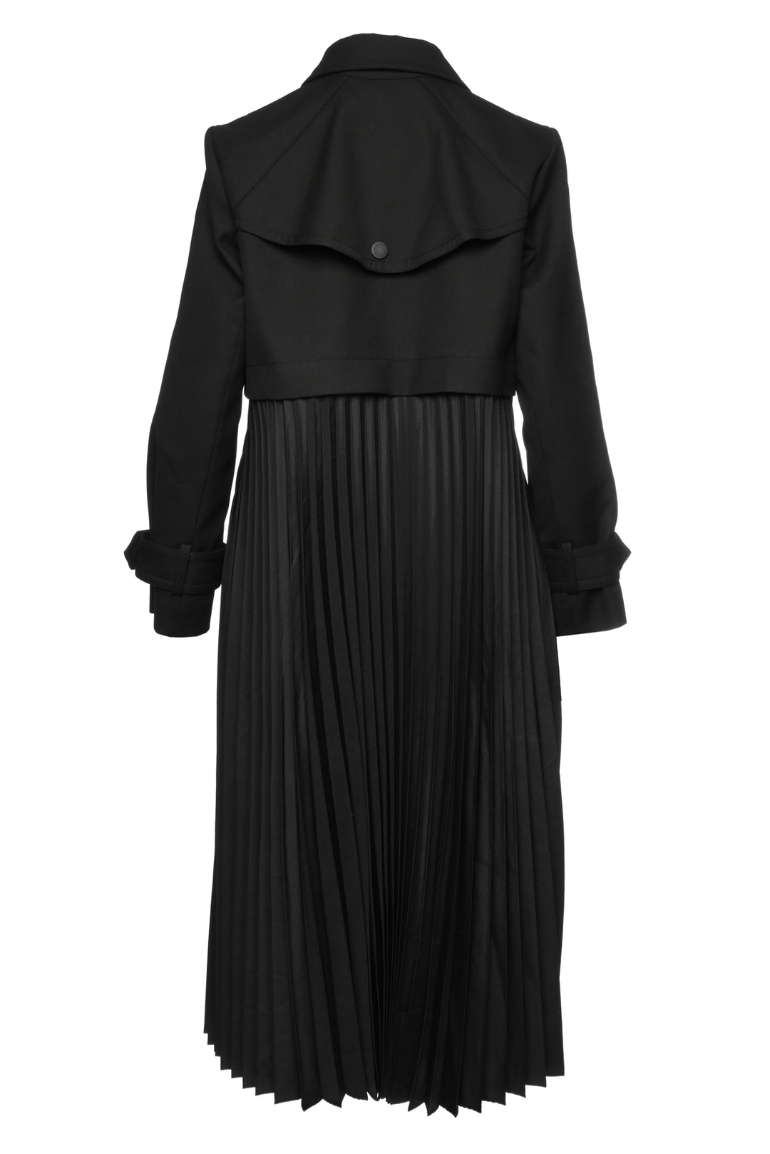 Sandro Size 6 Pleated Trench Coat