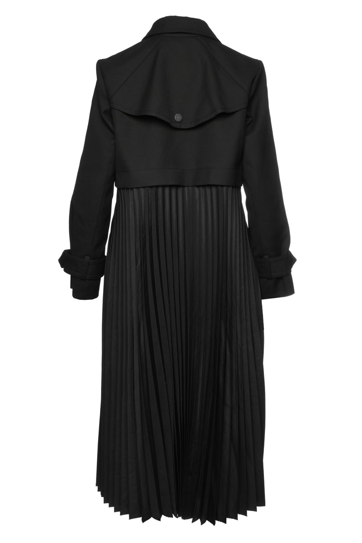 Sandro Size 6 Pleated Trench Coat