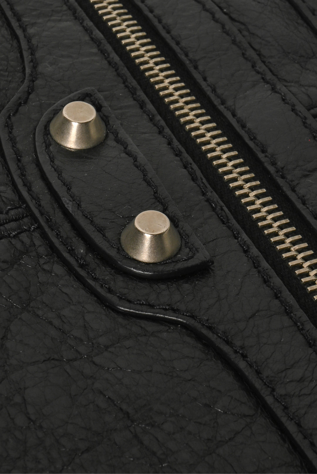 Balenciaga Lambskin Leather Classic Clip Clutch