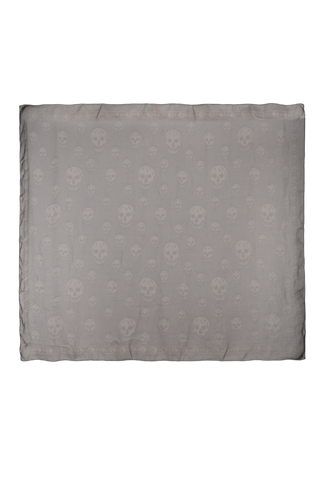 Alexander Mcqueen Classic Silk Skull Scarf