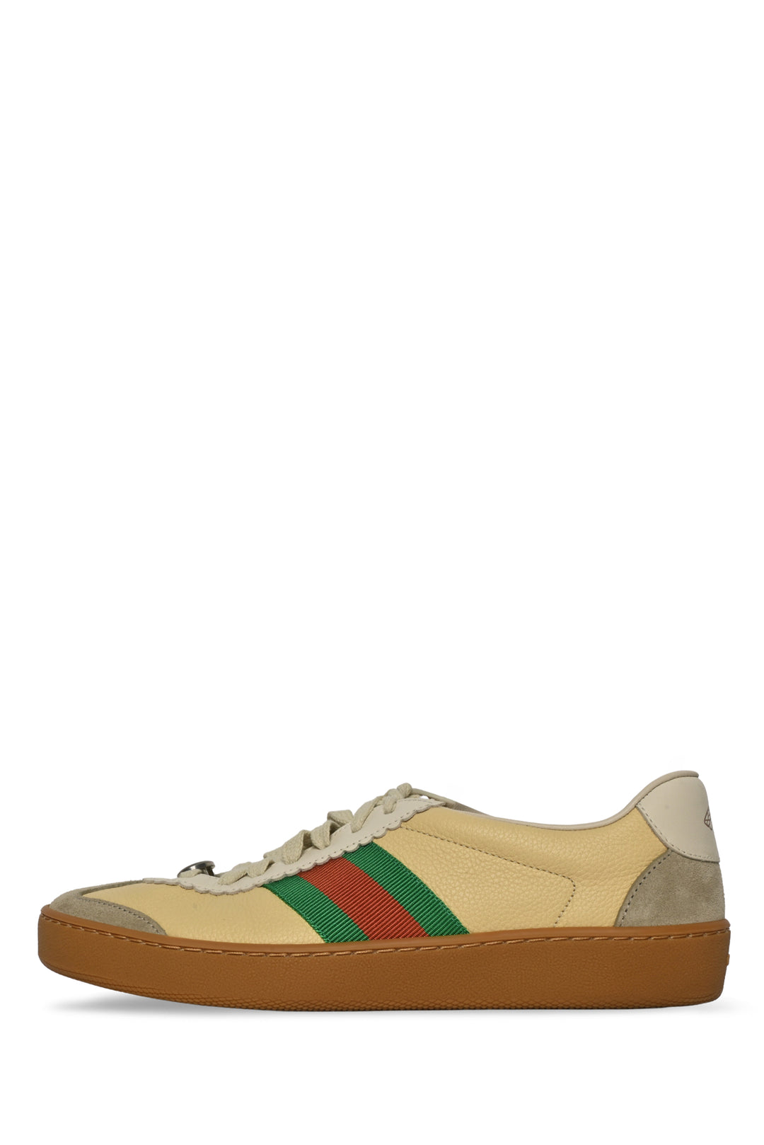 Gucci Size 37 G74 Web Low Sneakers