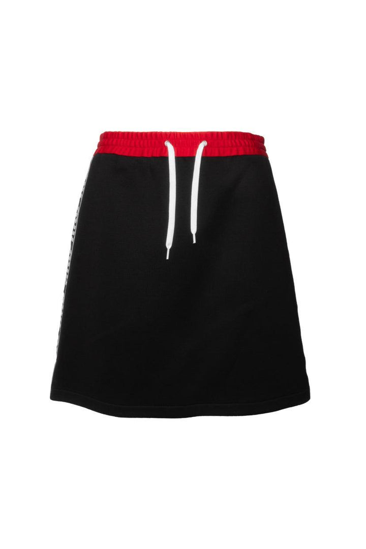 Miu Miu Size L 2018 Logo Tape Mini Skirt