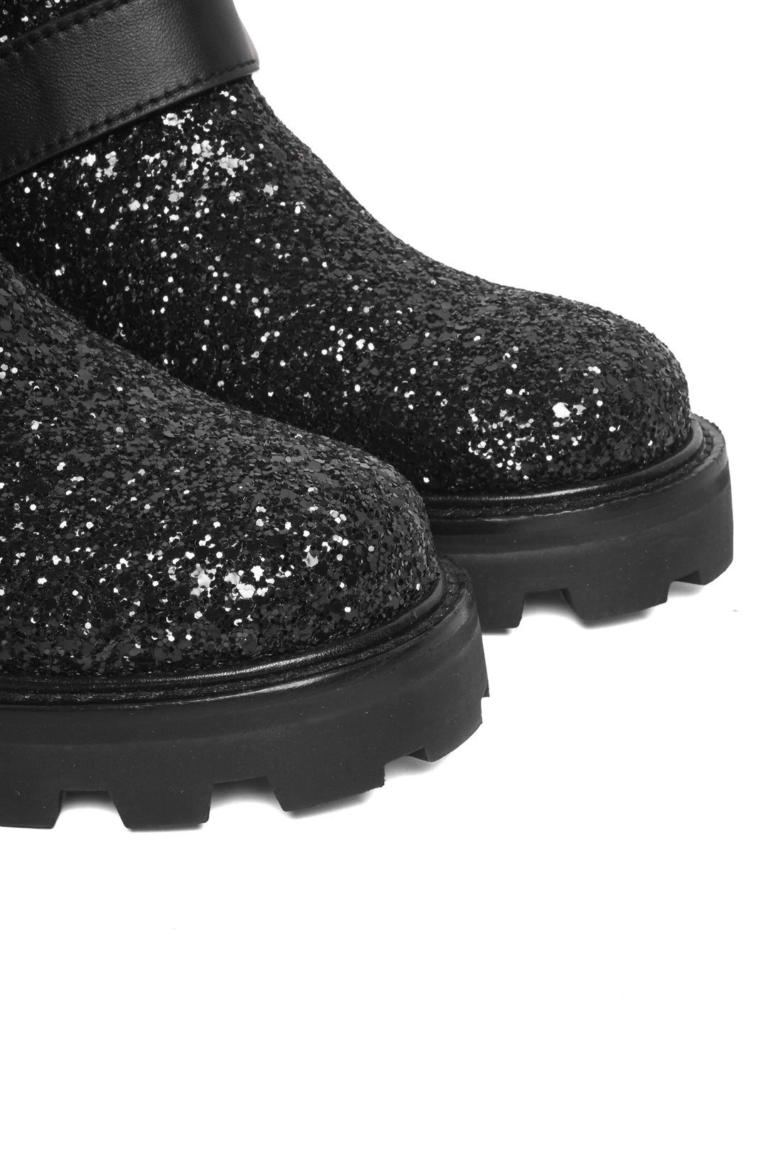 Jimmy Choo Size 37 Youth II Glitter Ankle Boots