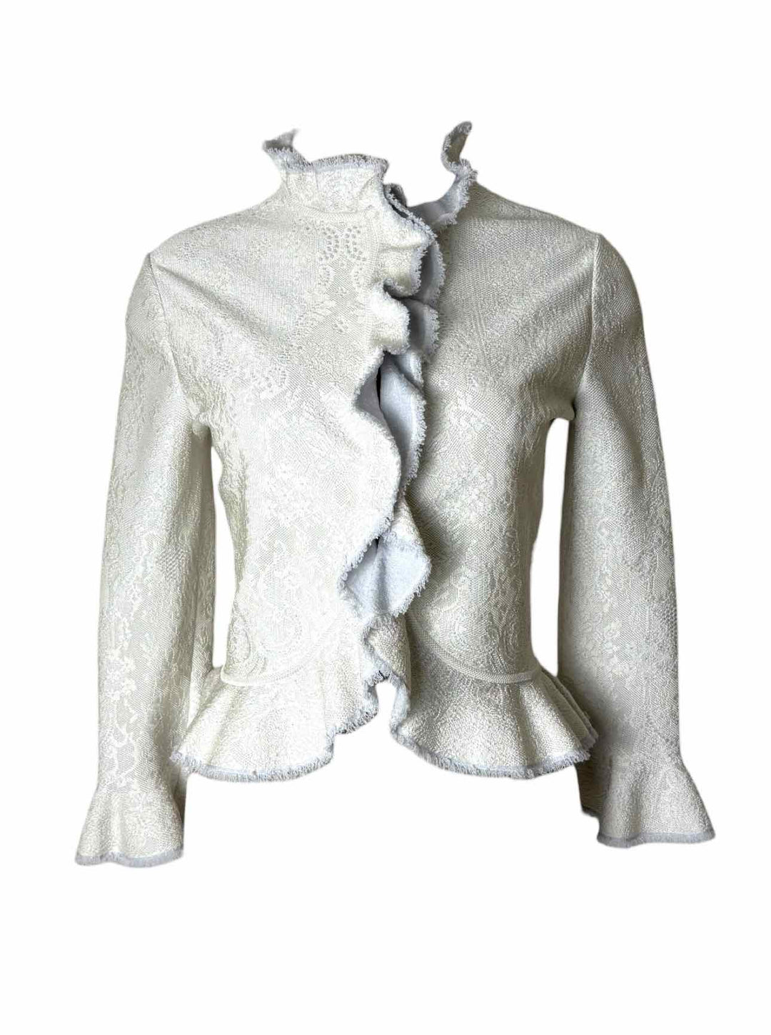 Alexander Mcqueen Size S Lace Knit Cardigan