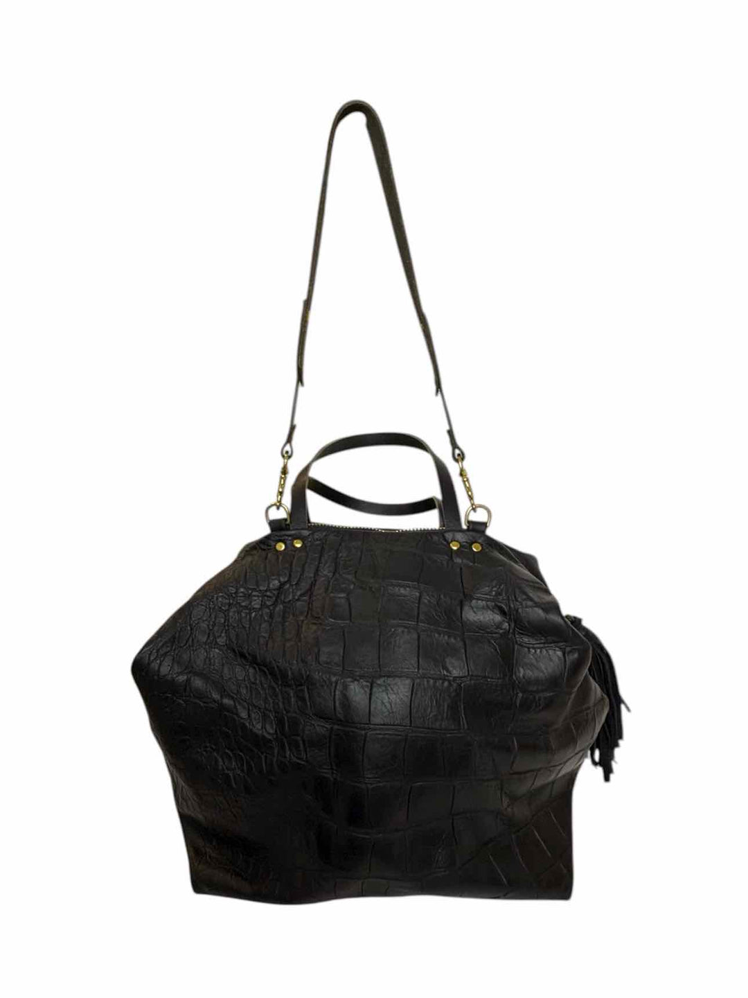 Custom Croc Embossed Leather Purse