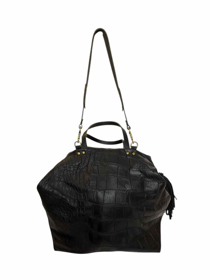 Custom Croc Embossed Leather Purse