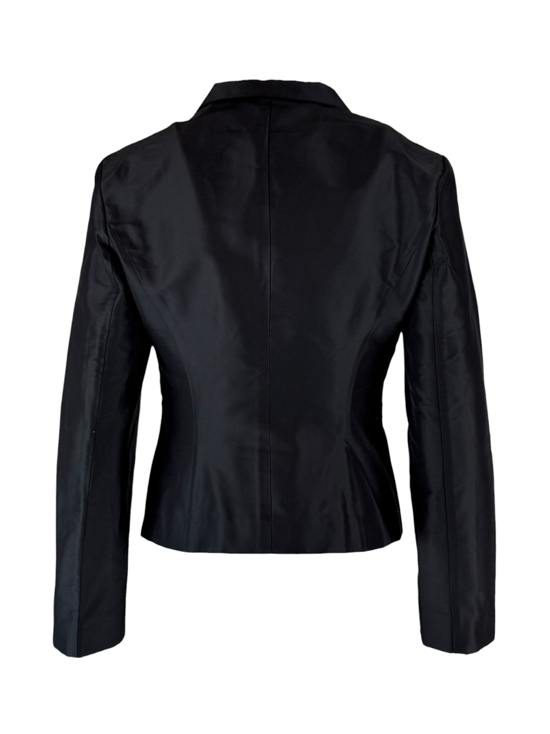 Gucci Size 42 Silk Single Breasted Blazer