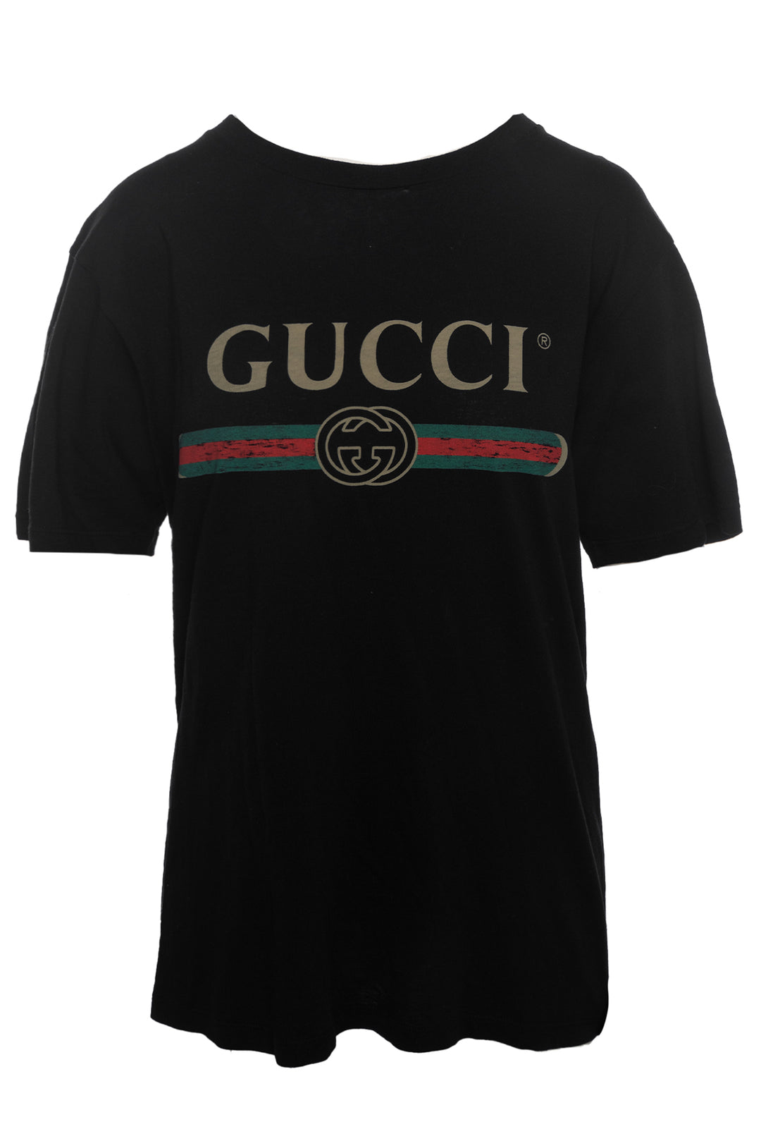 Gucci Size XS Men's Oversize Washed T-shirt w/ Gucci Logo T-shirt