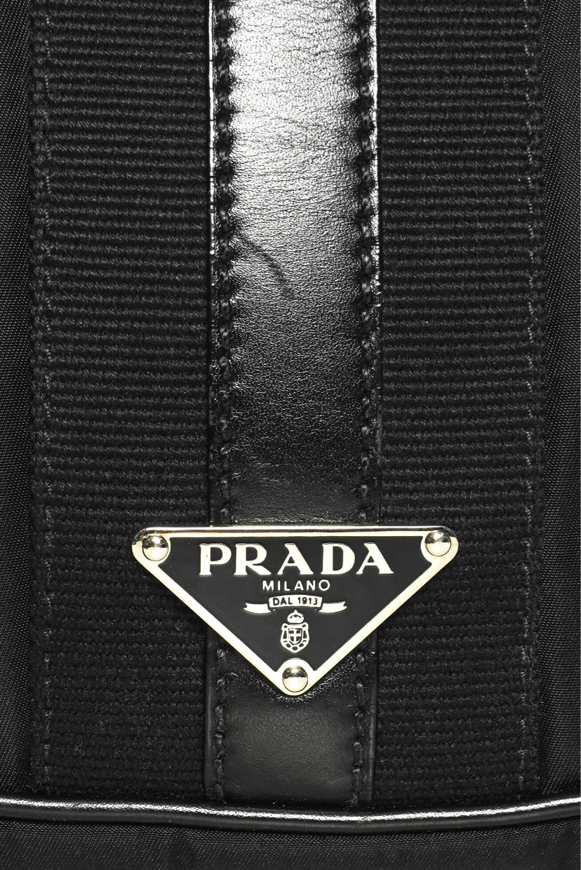 Prada Tessuto Nylon & Leather Shoulder Bag