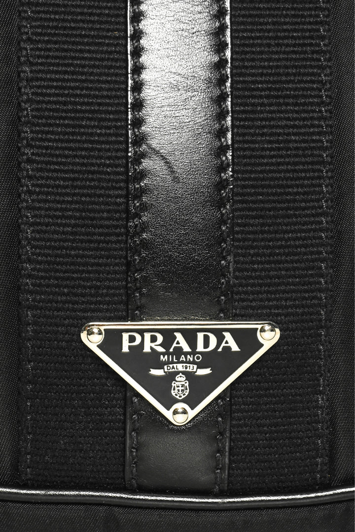 Prada Tessuto Nylon & Leather Shoulder Bag
