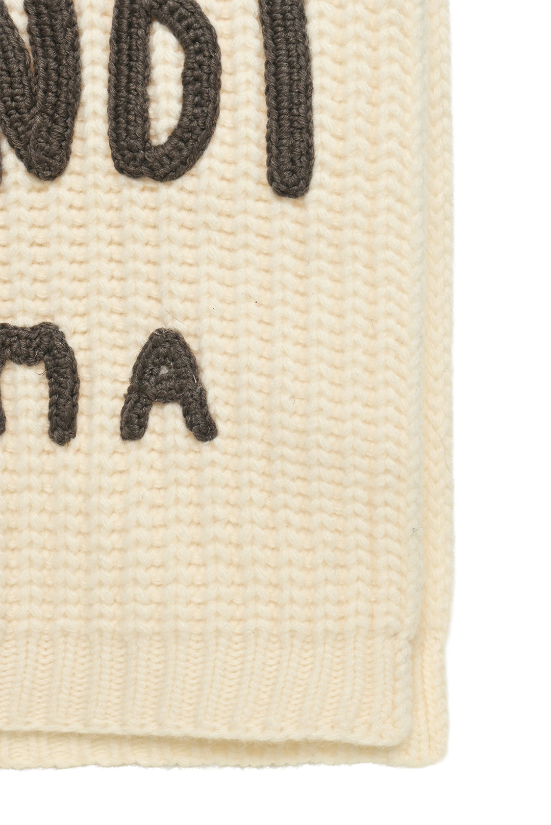 Fendi Roma Wool Knit Scarf