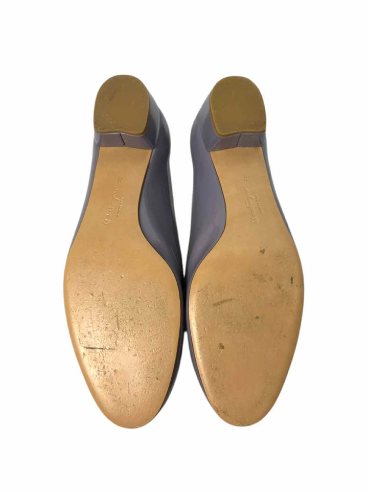 Ferragamo Size 8 Vara Bow Patent Leather Pumps