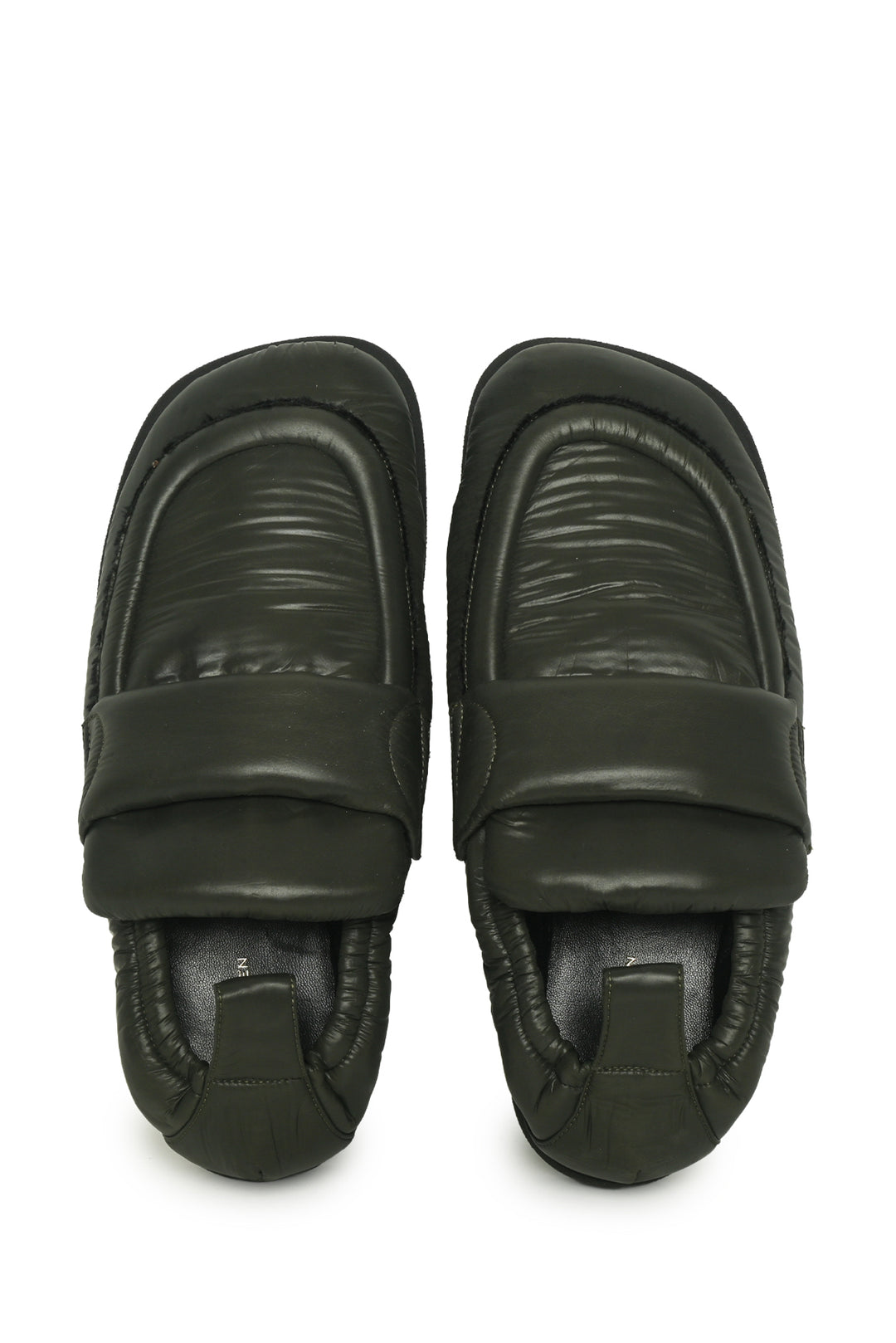 Dries Van Noten Size 40 Nylon Padded Loafers