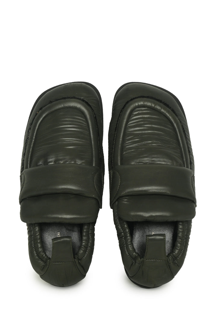 Dries Van Noten Size 40 Nylon Padded Loafers