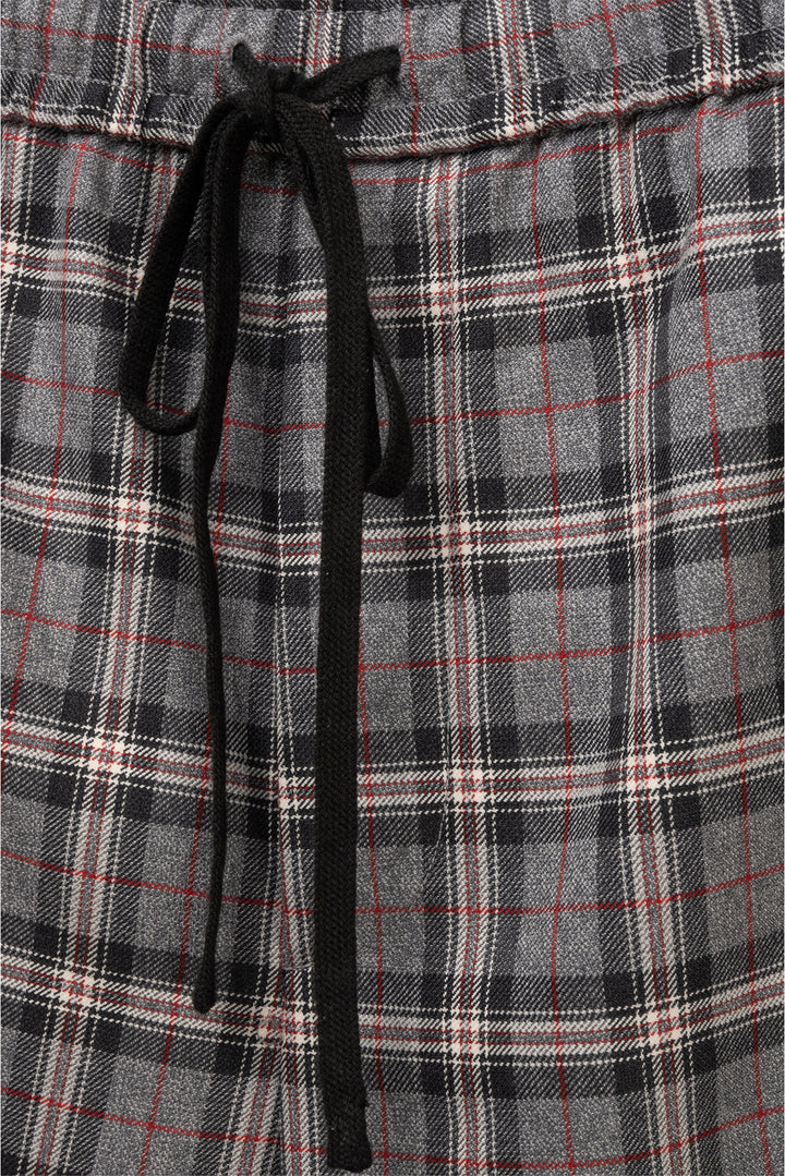 Gucci Size 32 Men's 2018 Elasticized Waistband Check Print Wool Pants
