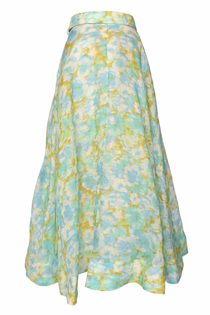Zimmermann Size 2 High Tide Ikat Maxi Skirt