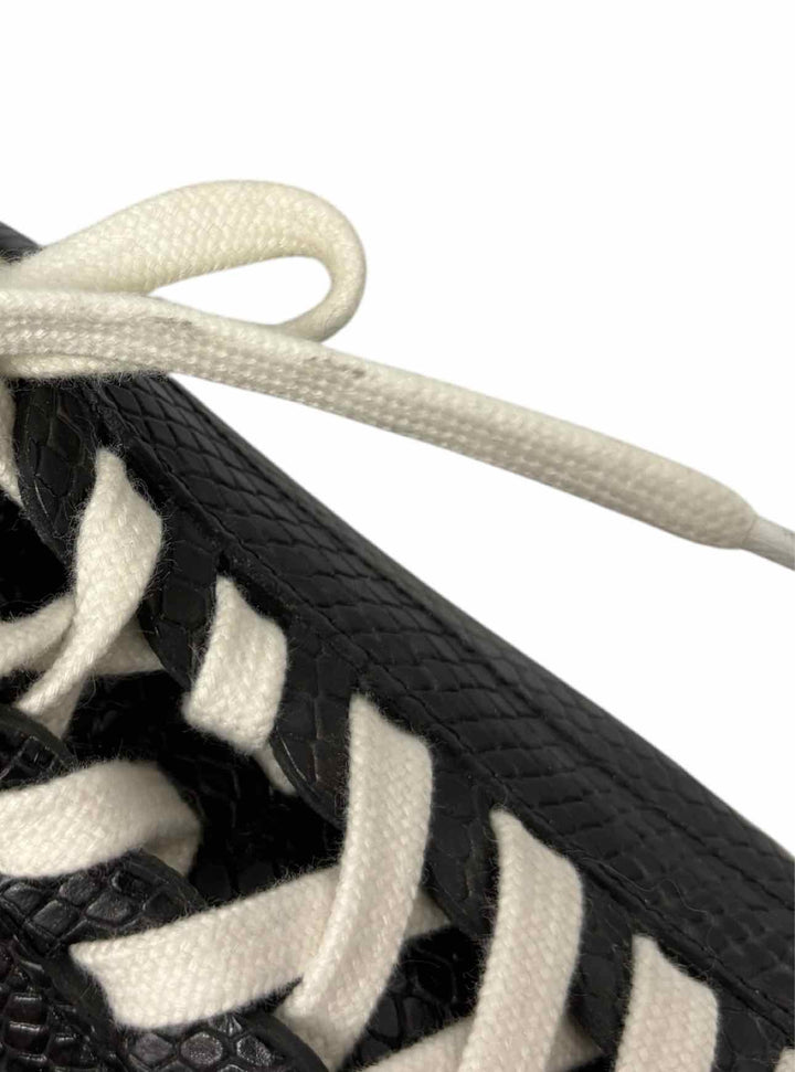 Chloe Size 37 Lauren Low-top Python-embossed Leathe Sneaker