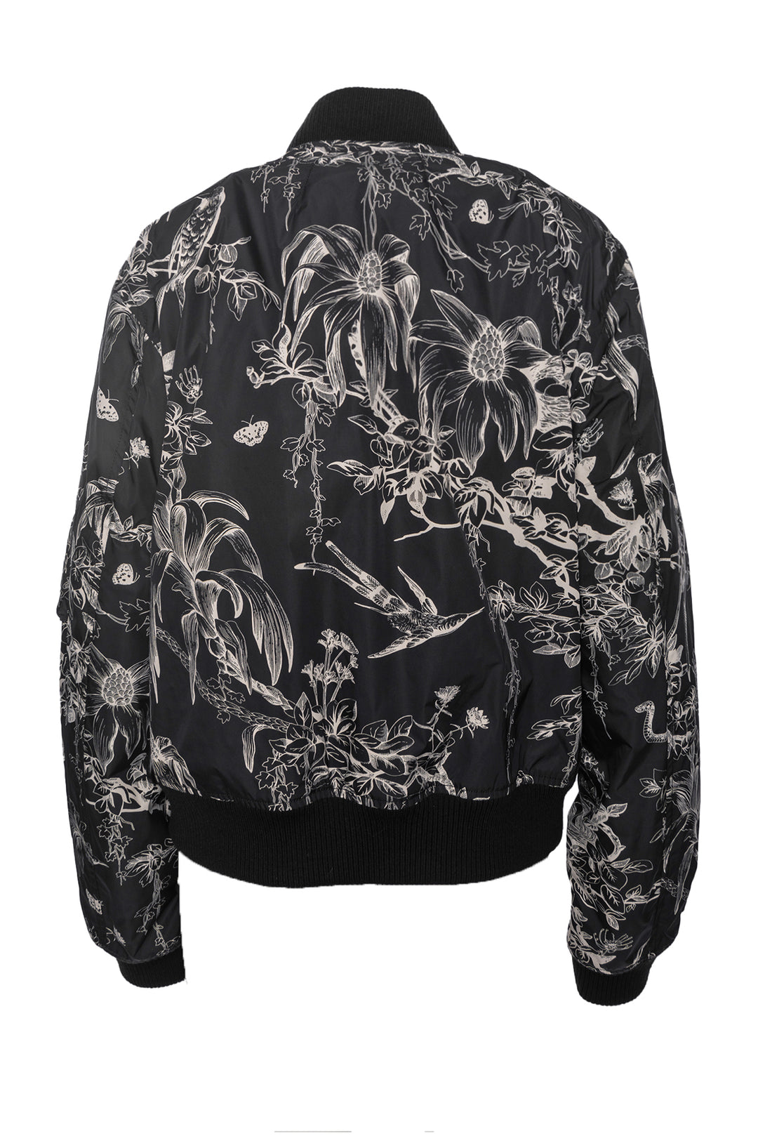 Alexander Mcqueen Size 46 2017 Printed Bomber Jacket