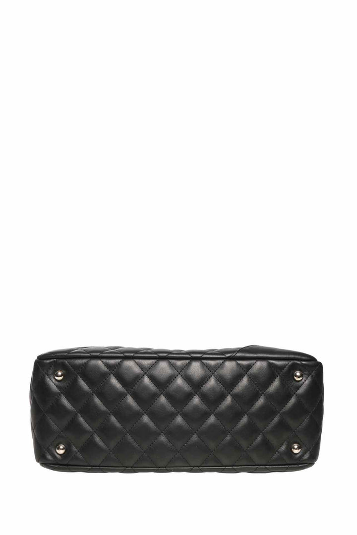 Chanel 2009-2010 Quilted Large Cambon Bowler Shoulder Bag