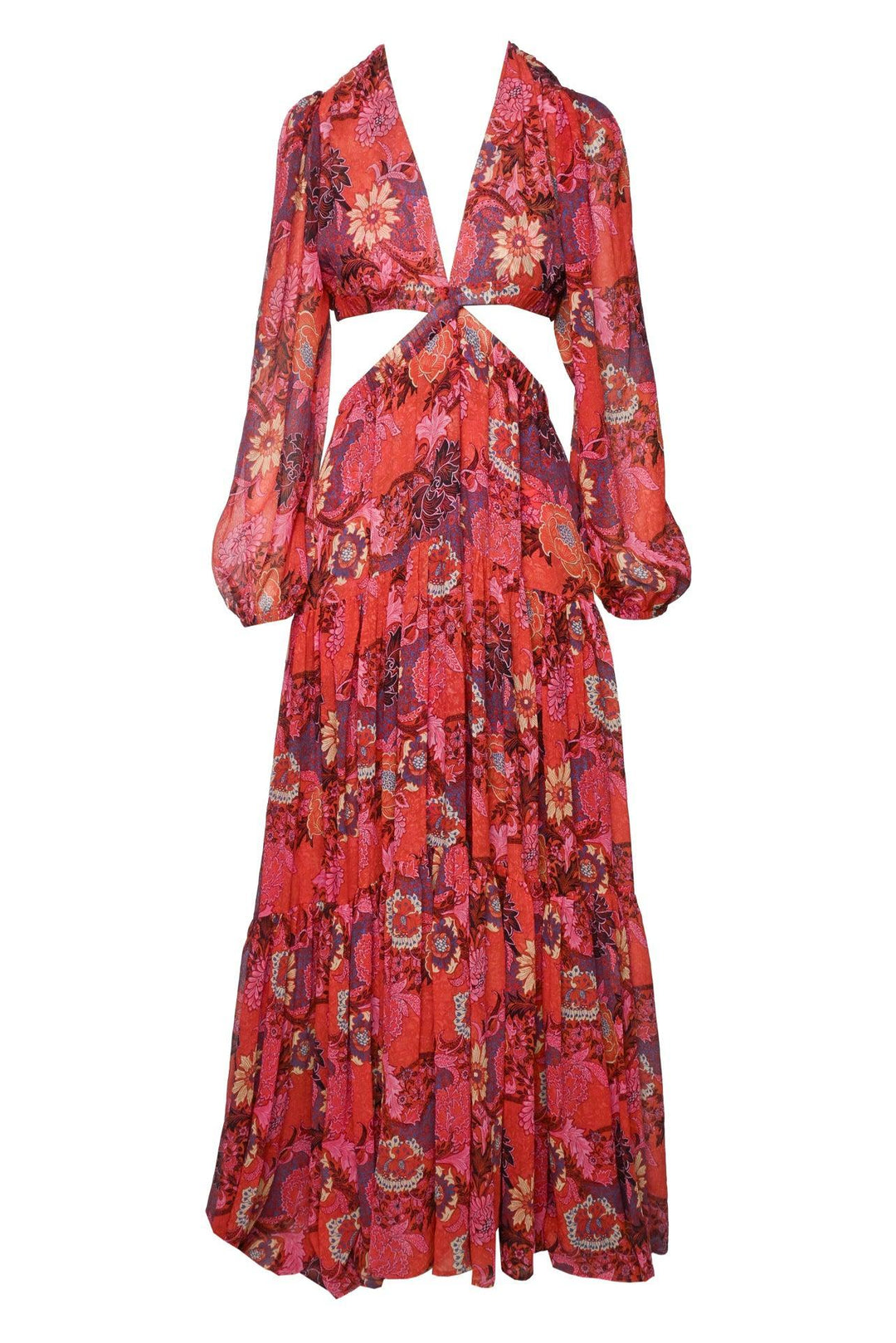 ALC Size 4 Isabelle Cutout Maxi Dress